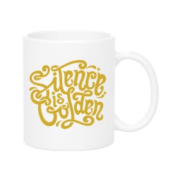 Silence is golden Mug