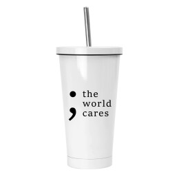 The World Cares Frappe Mug