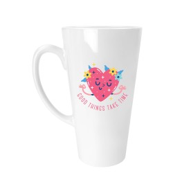 Good Things Take Time Latte Mug