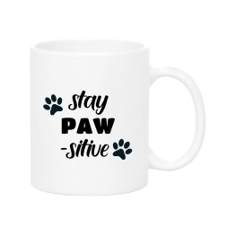 Stay Pawsitive Mug