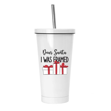 Dear Santa I was framed Frappe Mug