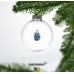 Christmas Ornament Plastic Round 8.5cm