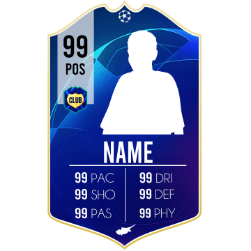 Player Card 30x40cm