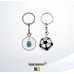 Keyring Metal Ball