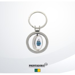 Keyring Metal (Rotating Circle)