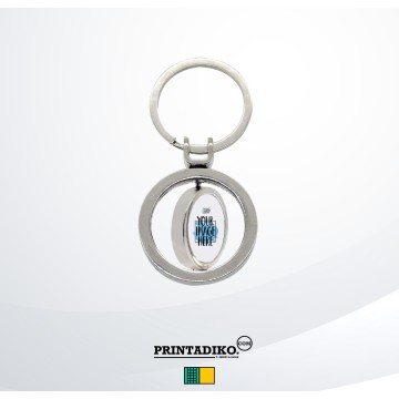 Keyring Metal (Rotating Circle)