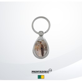 Keyring Metal Oval