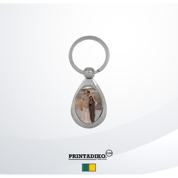 Keyring Metal Oval