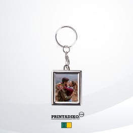 Keyring Metal Rectangular