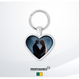 Keyring Metal Heart