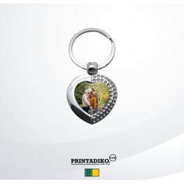 Keyring Metal Heart