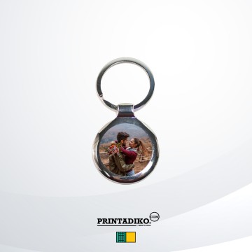 Keyring Metal Round