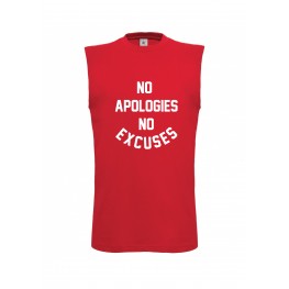 No Apologies RED-WH