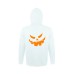 Pumpkin Face Hoodie White