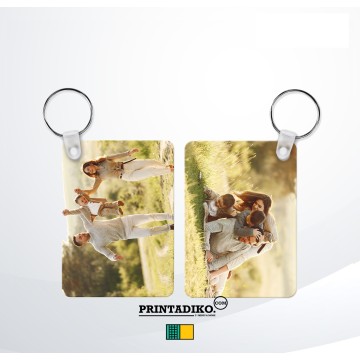 KEYRING METAL RECTANGLE SHAPE