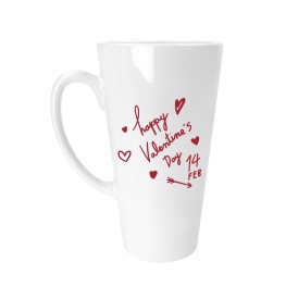 Happy Valentine's Day Latte Mug